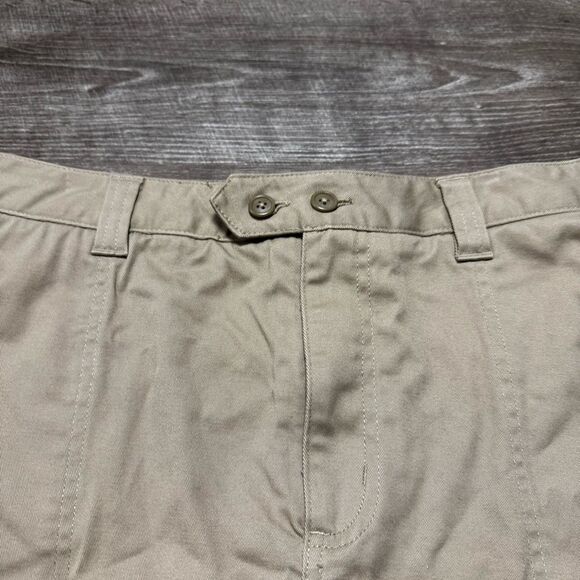 Lands End Khaki Mini Skirt Size 10 - Picture 2 of 8